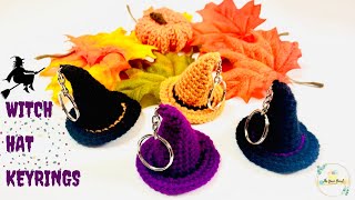 Crochet Witch Hat Keyrings | Witch Hat Tutorial