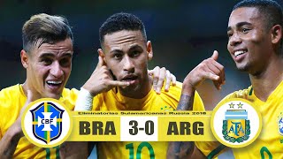 BRASIL ILUDINDO OS BRASILEIROS | Brasil 3 x 0 Argentina Eliminatórias para a Copa da Rússia 2018