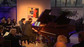 Sánchez Werner and Wang play The Met’s Bechstein Grand Piano- “Sixteen Waltzes, op  39” by Brahms