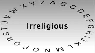 SAT Vocabulary Words and Definitions — Irreligious