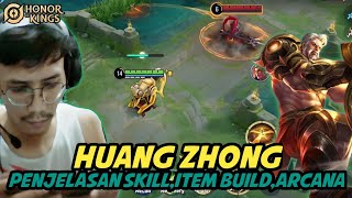 Tutorial Hero Huang Zhong ( Marksman ) Honor of Kings Global | Build & Arcana Recommend - HOK Global