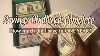 HOW MUCH I SAVE IN ONE YEAR? |  $1’s AND $5’s CHALLENGES | SAVINGS CHALLENGE FOR ANY INCOME