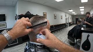 Haircut and Beard Trim at Liberty Barber Shop