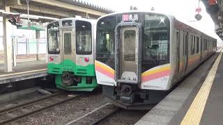 【信越本線】E129系100番台A14編成　普通長岡行き　＠直江津発車