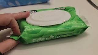 Cottonelle flushable wipes 👎