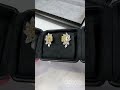 fancy yellow diamond earrings with intricately set mixed cut diamonds diamond yellowdiamond