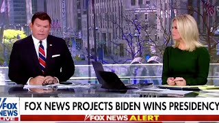 Moment US TV networks declared Joe Biden as the next President of the United States