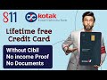 best lifetime free credit card 2024 - kotak 811 credit card apply online 2024 | free credit card