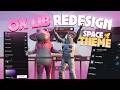 Ox Lib Redesign | Fully Customizable in game | Space Theme by pinkFrog | FiveM
