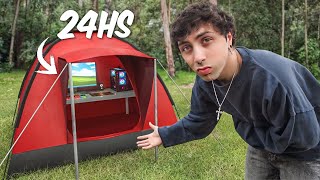 Estuve 24 Horas en una Carpa ⛺️