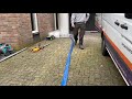 Kruipruimte isolatie van een Nehobo vloer in Boxtel, oplossen vochtprobleem, begint met leegpompen.