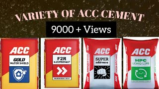 (ACC CEMENT)Gold Range, Silver Range Cement