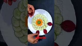 Amazing Salad Decoration In Plate Step By Step Neelam Ki Recipes....#Shorts