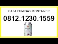 cara fumigasi container