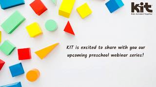 Preschool Webinar Series