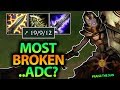 IS THIS THE MOST BROKEN TROLL PICK I'VE EVER DONE?! LEONA ADC SEASON 7 - League of Legends