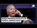 Biden diz que a prioridade dos EUA é retirar reféns americanos | Bora Brasil