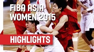 Japan v China - Game Highlights - Final - 2015 FIBA Asia Women’s Championship