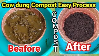 Make cow dung compost at home for garden