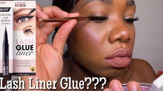 Apply Lash In Under 5 Minutes || Kiss Lash Glue Liner