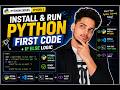 Python Tutorial #2 | Install Python, VS Code & Write Your First Program | Zero to AI Dev
