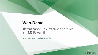 Web-Demo: INFOMINDS BI - das neue Tool für die interaktive Datenanalyse auf Basis von MS Power BI