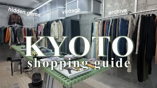 Best Hidden Gem Stores in Kyoto (archive, thrift /select shops, vintage, gallery, matcha)