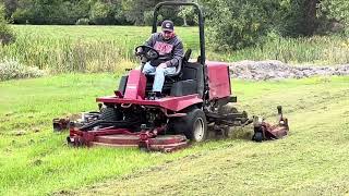 TORO GROUNDSMASTER 4000D 4X4 DIESEL MOWER LOT# 1005 HICKORY NUT GOLF COURSE AUCTION 2023