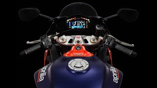 Aprilia RS 660 's full breakdown of dashboard, menus and controls