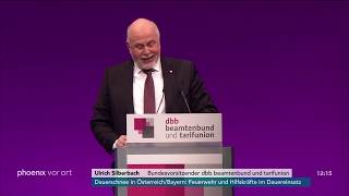 Ulrich Silberbach auf der dbb-Jahrestagung 2019 in Köln am 07.01.2019