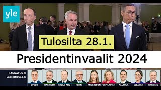 Presidentinvaalit 2024 | Tulosilta Yle 28.1.