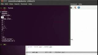 RT 2011: Screencast 13 - Python Part 6 - Parsing GPS data
