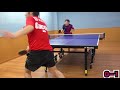 謎の挑戦者に0 3で吹き飛ばされる【卓球知恵袋】京都産業大学 table tennis