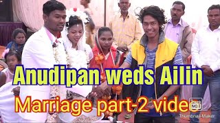 My marriage part-2 video||Anudipan weds Ailin|| Chumawan, Bidai &Reception party||Ailin Hasda