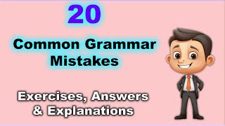 📝 20 Common Grammar Mistakes You Must Avoid! 🌟