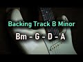 pop rock backing track b minor bm g d a 100 bpm guitar backing track