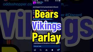 Best NFL Picks Bears-Vikings Parlay (+520 PARLAY MNF!)