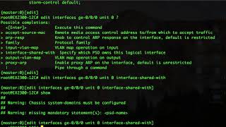 3 - Junos basic configuration navigation