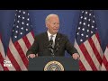 watch biden says leaving afghanistan has allowed u.s. to focus on more urgent challenges