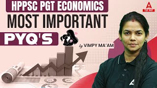 HPSC PGT Economics Previous Year Question Paper | HPSC PGT Economics By Vimpy Ma'am