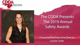 CDDA Presents: 2019 Canadian Diamond Drilling Association Annual Safety Awards