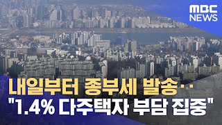 내일부터 종부세 발송‥\