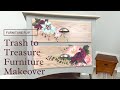 Furniture Makeover | Trash To Treasure Furniture Flip