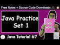 Java Tutorial: Chapter 1- Practice Set | Java Practice Problems With Solution