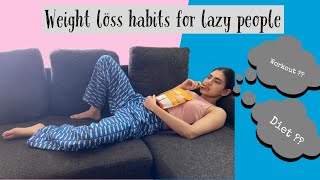 The Ultimate LAZY people guide to weight loss | EASY fitness hacks for lazy & busy folks