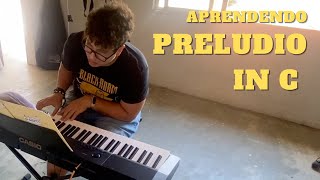 Aprendendo PRELUDIO IN C Major no Piano – J. S. Bach