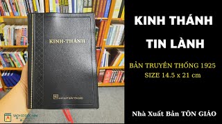 Kinh Thánh Tin Lành | Kinh Thánh Bản dịch Truyền thống 1925 | Kinh Thánh size lớn dễ đọc bao da mềm