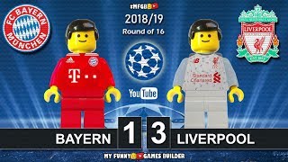 Bayern vs Liverpool 1-3 • Champions League 2019 (13/03/2019) All Goals Highlights Lego Football
