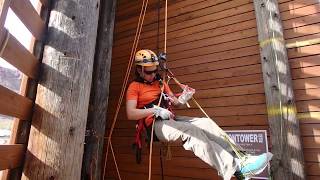 Ascending with Petzl Croll, descending with ISC - D4