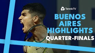 Alcaraz Headlines Action; Jarry & Etcheverry Lock Horns | Buenos Aires 2024 Quarter-Final Highlights
